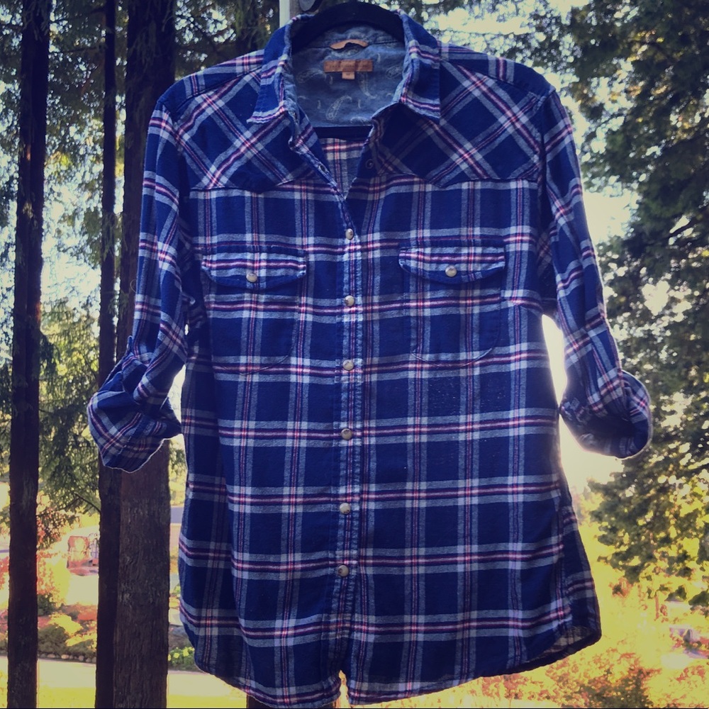 🍁Fall Plaid Top